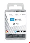 Witte pozidriv bit Bitflex [25x] - 1/4'' - PZ 2 - 25 mm 