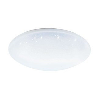 EGLO Connect LED plafondlamp - TOTARI - wit - kristaleffect - Ø 580 x 135 mm - 34W
