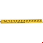 Schuil duimstok - geel - kunststof - 1 meter - 4 delig