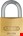 ABUS cilinder hangslot 65/50 - 50mm - gelijksluitend op nr. KA0502