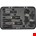 XHANDER aluminium gereedschapskoffer 112-delig 