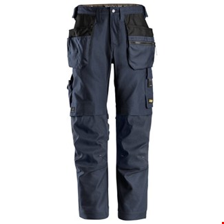 Snickers Workwear 6224 Canvas+ werkbroek met holsterzakken blauw - maat 60