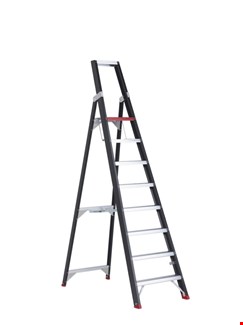 Altrex enkel oploopbare trap - Taurus - TGB 8 - max. werkhoogte 3,90 m - 1 x 8 treden