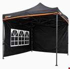Ivana Doorwerktent Stalen frame - zwart tentdoek 3x3 meter