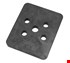 Gebr. Bodegraven hogedrukplaat 10mm - 100x120mm - ABS