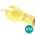 Ansell AlphaTec® 87-086 rubberen werkhandschoenen geel maat 10/XL - 12 paar