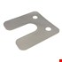 Gebr. Bodegraven drukplaten - met sleuf - 1 mm - kunststof - transparant - 480 st