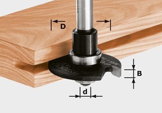 Festool schijfgroeffrees - HW D40X3,5 - 491058