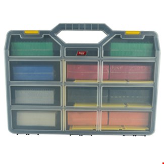 Gebr. Bodegraven assortimentskoffer uitvulplaatjes - 50x50mm - kunststof