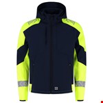 Tricorp Softshell Capuchon Reflective Redefined 406111 Ink/Yellow - maat 5XL