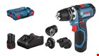 Bosch accu schroefboormachine - GSR 12V-15 FC - 12V - 2x2.0 Ah accu - in L-BOXX met acc.