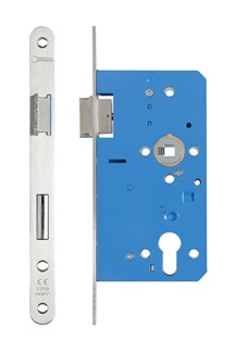 Ivana projectslot brandwerend 1427C dag/nachtslot - PC72 - DIN links - RVS voorplaat afgerond