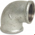 Knie 90° - Fig.90 - Staal verzinkt - binnen/binnen - 1.1/4"