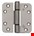 BSW glijlagerscharnier - 818 Allround - afgerond - 89x127x3 mm - RVS 