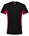 Tricorp T-shirt Bi-Color - Workwear - 102002 - zwart/rood - maat S