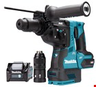 Makita accu combihamer - HR002GM204 - SDS-Plus - 40V Max - 2x4.0 Ah accu en lader - AWS zender - in Mbox met stofafzuigunit