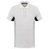 Tricorp Workwear 202002 Bi-color unisex poloshirt Wit Donkergrijs XS