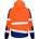 Opsial Softshell jas oranje-marineblauw High-Visibility - maat XL