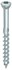 HECO TOPIX-plus glaslatschroeven - platkop verzinkt - 3,5x40/27 mm - T10 - deeldraad - 500 st