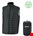 Opsial vest /bodywarmer gewatteerd - KANYON - zwart - maat 6XL