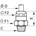 Legris - inschroefkoppeling - recht - 4 mm X 1/8" - BSPT -  6105 04 10