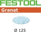 Festool Schuurschijf Granat Stf D125/9 P1200 Gr/50