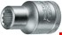 GEDORE dopsleutel - 1/2" - 12-kant - 7/16 - W