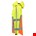 Tricorp parka verkeersregelaar - Safety - 403001 - fluor oranje/geel - maat L
