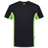 Tricorp T-shirt Bi-Color - Workwear - 102002 - marine blauw/limoen groen - maat 4XL