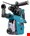 Makita accu combihamer - DHR242ZJW - SDS-Plus - 18V - excl. accu en lader - in Mbox met stofafzuigunit