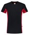 Tricorp T-shirt Bi-Color - Workwear - 102002 - marine blauw/rood - maat L