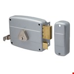 Cisa 50420.60.1 oplegslot  met losse buitencilinder doornmaat 60 mm zilver - Din L