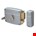 Cisa 50420.60.1 oplegslot  met losse buitencilinder doornmaat 60 mm zilver - Din L