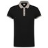 Tricorp Casual 201002 Bi-Color unisex poloshirt Zwart Grijs XL