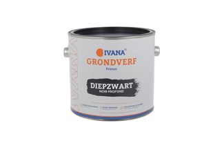 Ivana 57302 synthetische Grondverf zwart - 2,5 liter 