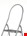 Altrex huishoudtrap - Cromato Silver - met hoge steunbeugel - max. werkhoogte 2,70 m - 1 x 3 treden