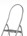 Altrex huishoudtrap - Cromato Silver - met hoge steunbeugel - max. werkhoogte 2,70 m - 1 x 3 treden