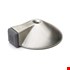 DX deurstopper 2-delig rond - vloermontage - Ø 85x26 mm - RVS