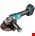 Makita haakse accu slijpmachine - GA035GZ - 40V Max - 150mm - excl. accu en lader - met vastzetschakelaar - in doos