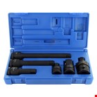 Action DO640210601 slagadapterset [7-delig] 1/2" in spuitgietkoffer