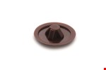 HECO afdekkapje - voor Hecofix pzd2 4-5 - RAL 9005 middenbruin - 500 stuks