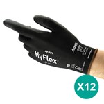 Ansell HyFlex® 48-101 werkhandschoenen zwart maat 8/M -12 paar