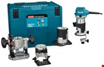 Makita kantenfrees - RT0702CX3J - 230 V - met diverse voeten - in Mbox