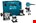 Makita kantenfrees - RT0702CX3J - 230 V - met diverse voeten - in Mbox