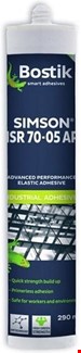 Bostik polymeer lijmkit - ISR 70-05 AP - verlijming & afdichting - zwart - 290 ml