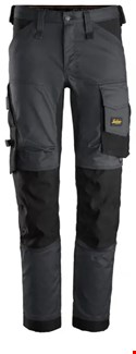 Snickers Workwear 6341 Stretch Werkbroek grijs/zwart - maat 44