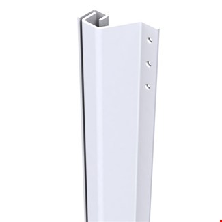 SecuStrip Plus buitendraaiend - terugligging 7-13mm - 2300mm wit - 1010.171.02