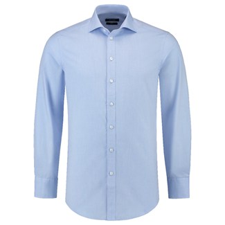 Tricorp heren overhemd Oxford slim-fit - Corporate - 705007 - blauw - maat 43/5