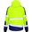 Opsial Softshell jas geel-marineblauw High-Visibility - maat XL