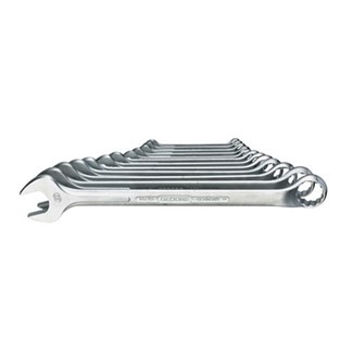GEDORE ringsteeksleutelset - 1 B-012 - 10° - gebogen - 10-32 mm - 12-delig